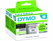 Dymo 2187329  papírové štítky bílé  70mm