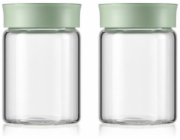 Mellow Yellow BUYDEEM 300ml skleněné dózy s víčkem v příjemně zelené barvě, model CS1002/A1