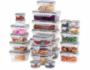 Vilde SADA 24 NÁDOBY NA POTRAVINY S VÍČKY A TĚSNĚNÍM 229159