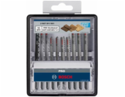 Bosch Sada pilových listů T PRO na tvrdé dřevo a laminát 83 mm, 10 dílů.