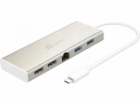 j5create Dokovací stanice/replikátor USB-C (JCD381)