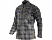 UN FLANELOVÁ KOŠILE ROCKER ŠEDÁ, POLSKO VELIKOST S (1 KS)