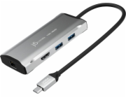 j5create Dokovací stanice/replikátor 4K60 Elite USB-C (JCD392-N)