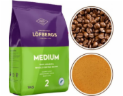 Lofbergs kávová zrna Lofbergs kávová zrna střední pražení 1 kg Arabica 100%