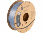 Poly ilament Polymaker PolyLite Silk PLA 1,75 mm, 1 kg - stříbrný