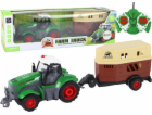 LeanToys RC traktor na dálkové ovládání, zemědělský přívě...