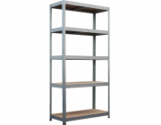 UN KOVOVÁ POLICE STR120ND 180*75*30CM, POZINKOVANÁ (1 KS)