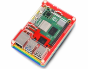 PiMoroni Pibow Coupe 5 - pouzdro pro Raspberry Pi 5 - Rainbow - PiMoroni PIM678}