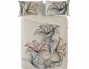 Multitex Ložní prádlo 160 x 200, 3dílné, potištěné, lněné, LINN MATEX 02