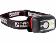 PRO LED ČELOVÁ SVÍTILNA S DOBÍJECÍ BATERII 450LM (1 KS)