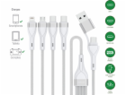 4smarts USB kabel USB-A + USB-C - 2x USB-C + Lightning + ...
