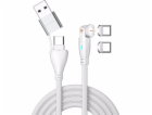 4smarts USB-C - USB-C kabel 1,8 m bílý (541236)