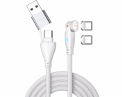 4smarts USB-C - USB-C kabel 1,8 m bílý (541236)