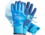 Geko Pracovní rukavice nepromokavé, zateplené, velikost 8 /žerzej – latex/ (12/120)