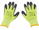 Geko Zimní zateplené pracovní rukavice Fluorescent veliko...