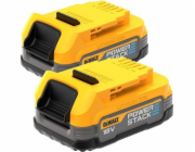 Dewalt sada 2 baterií 18V 1,7AH Powerstack