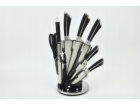 Elitehoff 9dílná sada kuchyňských nožů ve stojanu s ořezá...