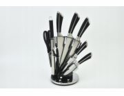 Elitehoff 9dílná sada kuchyňských nožů ve stojanu s ořezávátkem a nůžkami E-6263