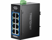 TRENDnet Přepínač TRENDnet 8portový průmyslový gigabitový mini přepínač na DIN lištu
