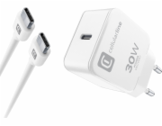 Cellular Line Nabíječka Cellularline USB-C pro Apple 30W PD bílá