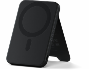 Satechi Powerbanka OntheGo 5000mAh MagSafe Qi2 s magnetickou powerbankou a stojánkem (černá)