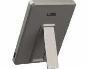 Baseus UAG Ultra Slim 5K - powerbanka 5000 mAh se stojánkem, bezdrátové nabíjení 10W, kompatibilní s MagSafe, kabel součástí balení (titanový)