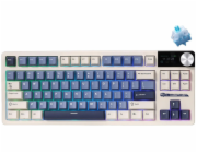 Royal Kludge Herní klávesnice RK S85 Horizon Blue s cloudovým přepínačem