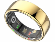 Powerton Smart RING PRO zlatý, měření stresu, tepová frekvence, monitorování spánku, velikost 13,