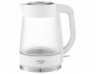 Adler Skleněná rychlovarná konvice | Objem 1,8 l | LED po...