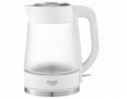 Adler Skleněná rychlovarná konvice | Objem 1,8 l | LED podsvícení
