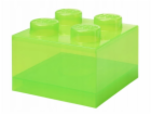 LEGO kostka 4 světle zelená průhledná 40090806