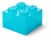 LEGO kostka 4 světle modrá průhledná 40090802