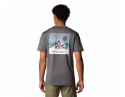 Columbia Tričko Kwick Hike Back Graphic SS 2071754014 Černé L