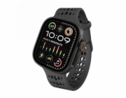 Decoded Silicone Ares O Band - silikonový řemínek pro Apple Watch 44/46/49 mm (černý)