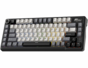 Royal Kludge Herní klávesnice RK L75 Knight Black s krémovými spínači