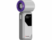 LG Ruční ventilátor Verbatim CoolnGo AirJet, šedo-fialový