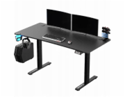 Ultradesk Herní stůl LEVEL V2, 140x68cm, 72-117cm, elektricky nastavitelný, bez podložky