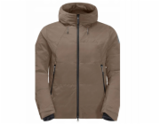 Jack Wolfskin Pánská cyklistická mikina Bike Commute Ins Jkt M 1206961-4610 Hnědá L