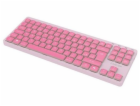 Canyon Klávesnice OnType 10 Low Profile EN Wired Pink