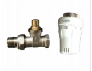 Basic Omezovač teploty zpátečky Termostatická hlavice RTL + přímý termostatický ventil s půlšroubem 1/2x3/4 GZ