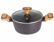 Bergner BG-56036 HRNEC NA DŘEVĚNÉ UHLÍ S VÍČKEM 20 CM