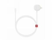 Twelve South PowerCord EU - 30W nabíječka do zásuvky s 1,2m kabelem USB-C (bílá/dunová)