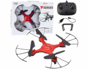 LeanToys Y20 UFO Dálkově ovládaná světla pro dron s rotací 360 stupňů, červená, LEAN Toys