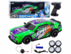 LeanToys RC sportovní auto na dálkové ovládání s podsvíce...