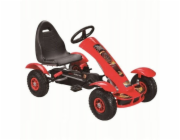 Super-Toys F618 Červená šlapací motokára