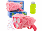 LeanToys Bublinková pistole na baterie LED mýdlové světlo