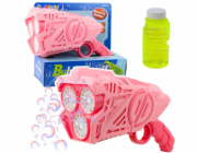 LeanToys Bublinková pistole na baterie LED mýdlové světlo