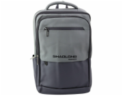 Lean Batoh Business City s USB portem, kapsou na notebook, černošedý, 16 l