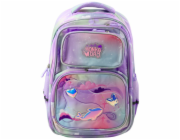 Lean Školní batoh s hrudním popruhem, pastelové barvy, 20 l