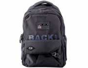 Lean Školní batoh City 6 kapes černý 23l